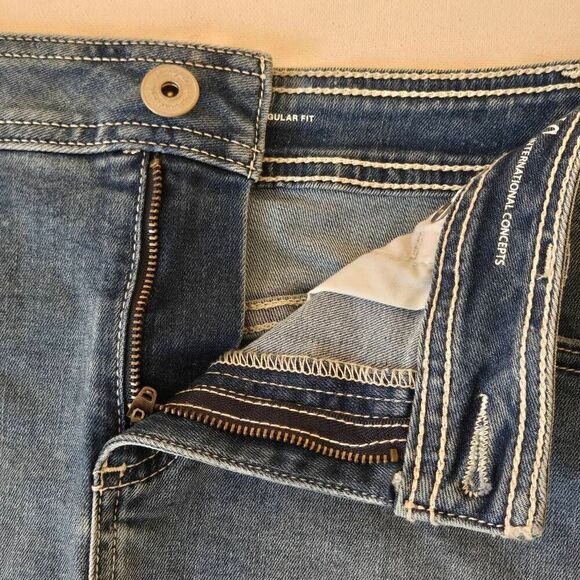 Inc International Concepts Womens Fray Trim Tulip Hem Denim Skirt Blue Size 2 - Picture 5 of 11